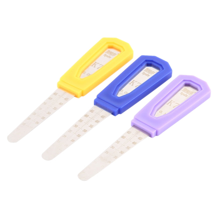 Spahr K7 0.1 / 0.08 / 0.06 mm Stainless Steel Ruler Phone   Disassembly Hand Tool