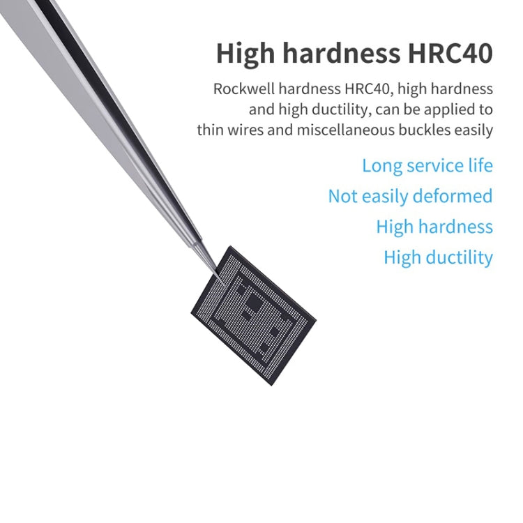 Qianli iNeezy YK-02 Stainless Steel Extra-sharp Thickened Tweezers Pointed Tweezers, Qianli iNeezy YK-02