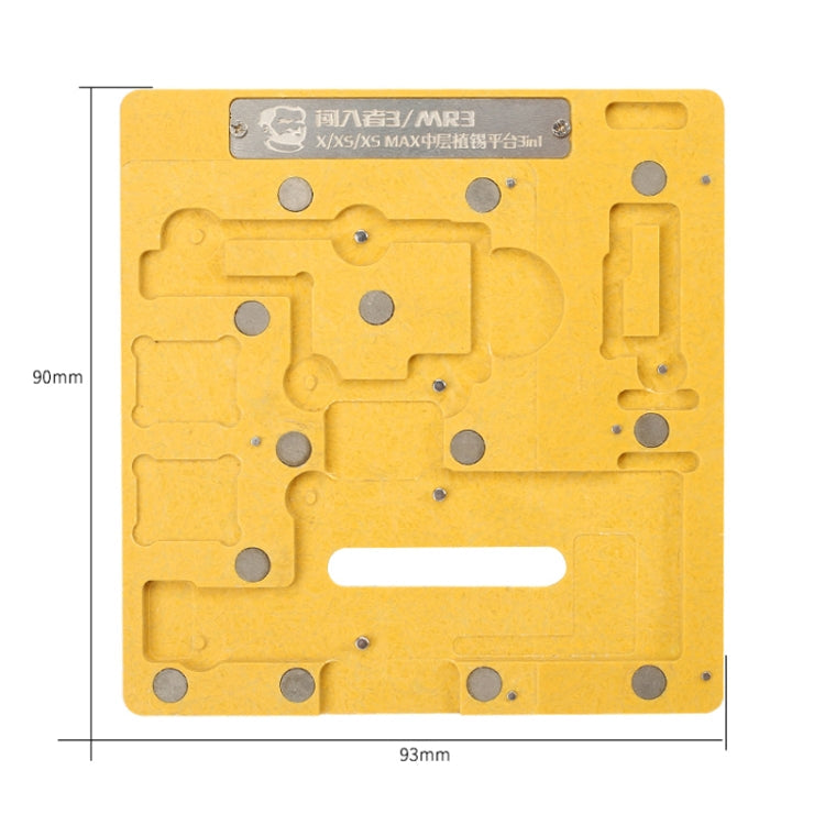 MECHANIC MR3 3 in 1 Mid-Layer Planting Tin Platform for iPhone X/XS/XS Max, Mechanic MR3