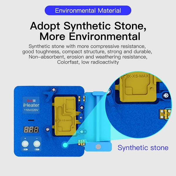 AIXUN iHeater Double Layers Board Pre-heating Soldering Rework Station for iPhone X-12, US Plug, AIXUN iHeater