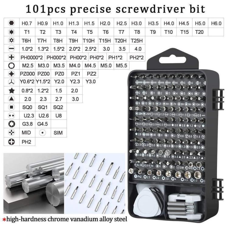 122 in 1 Precision Magnetic Screwdriver Kit