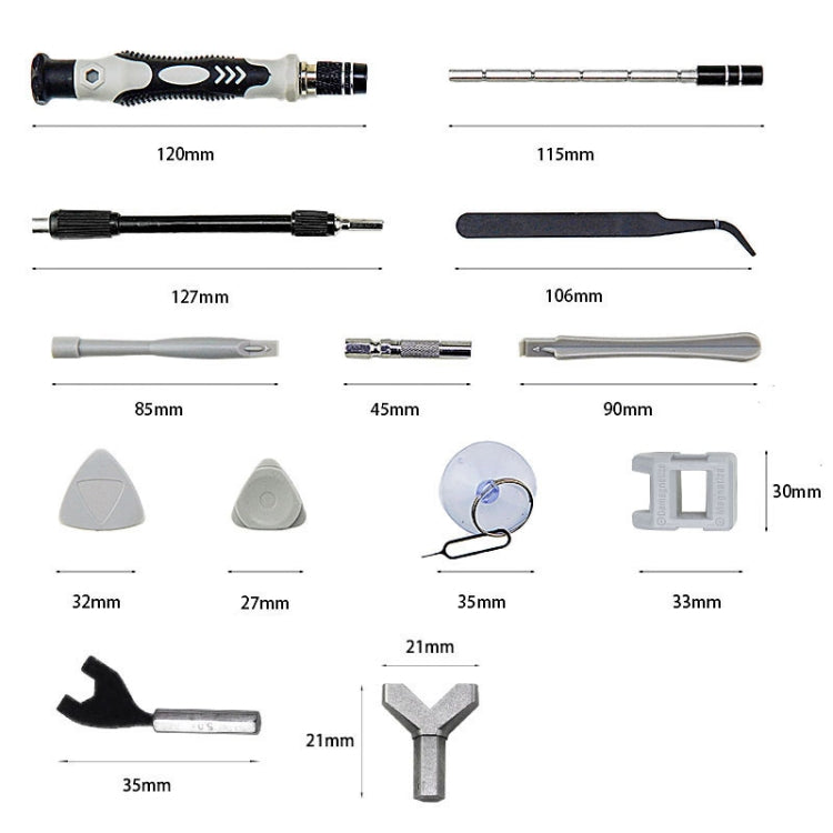 138 in 1 DIY Mobile Phone Disassembly Tool Clock Repair Multi-function Tool Screwdriver Set