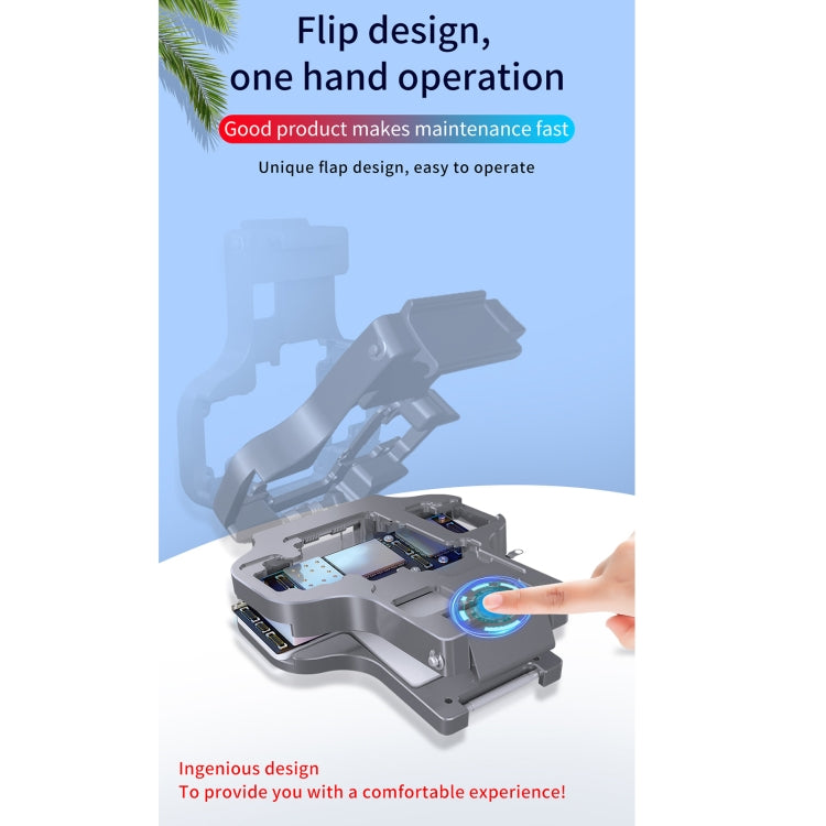 Aixun FC3-11 Mainboard Layered Testing Fixture for iPhone 11/11 Pro/11Pro Max, Aixun FC3-11