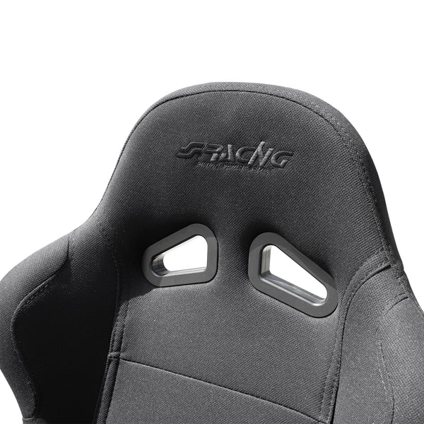 Simoni Racing SRS/10 Max Universal Sports Bucket Seat x1 Individual Hardwearing Textile Fabric Black Edition