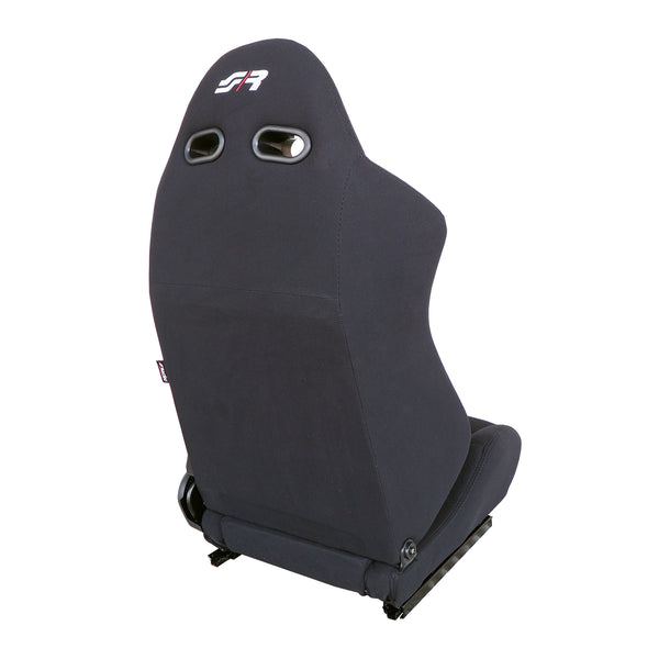 Simoni Racing Black Reclining Lando x1 Universal Sports Bucket Seat + Runners