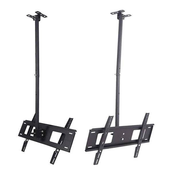 32-70 inch Universal Height & Angle Adjustable LCD TV Wall-mounted Ceiling Dual-use Bracket, Retractable Length: 1m, 1m