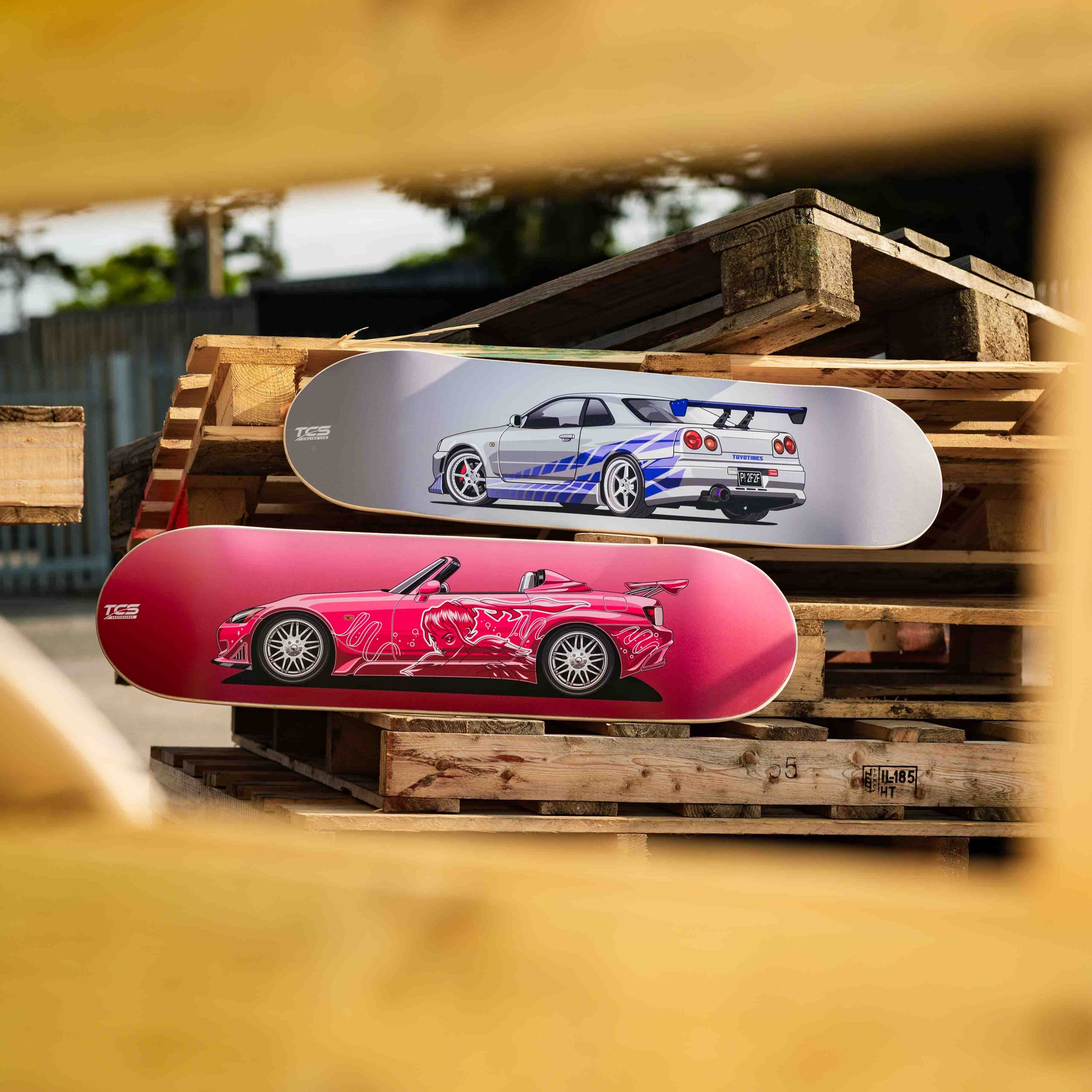 Suki's 2 Fast and 2 Furious inspired Skate Deck Wall Art