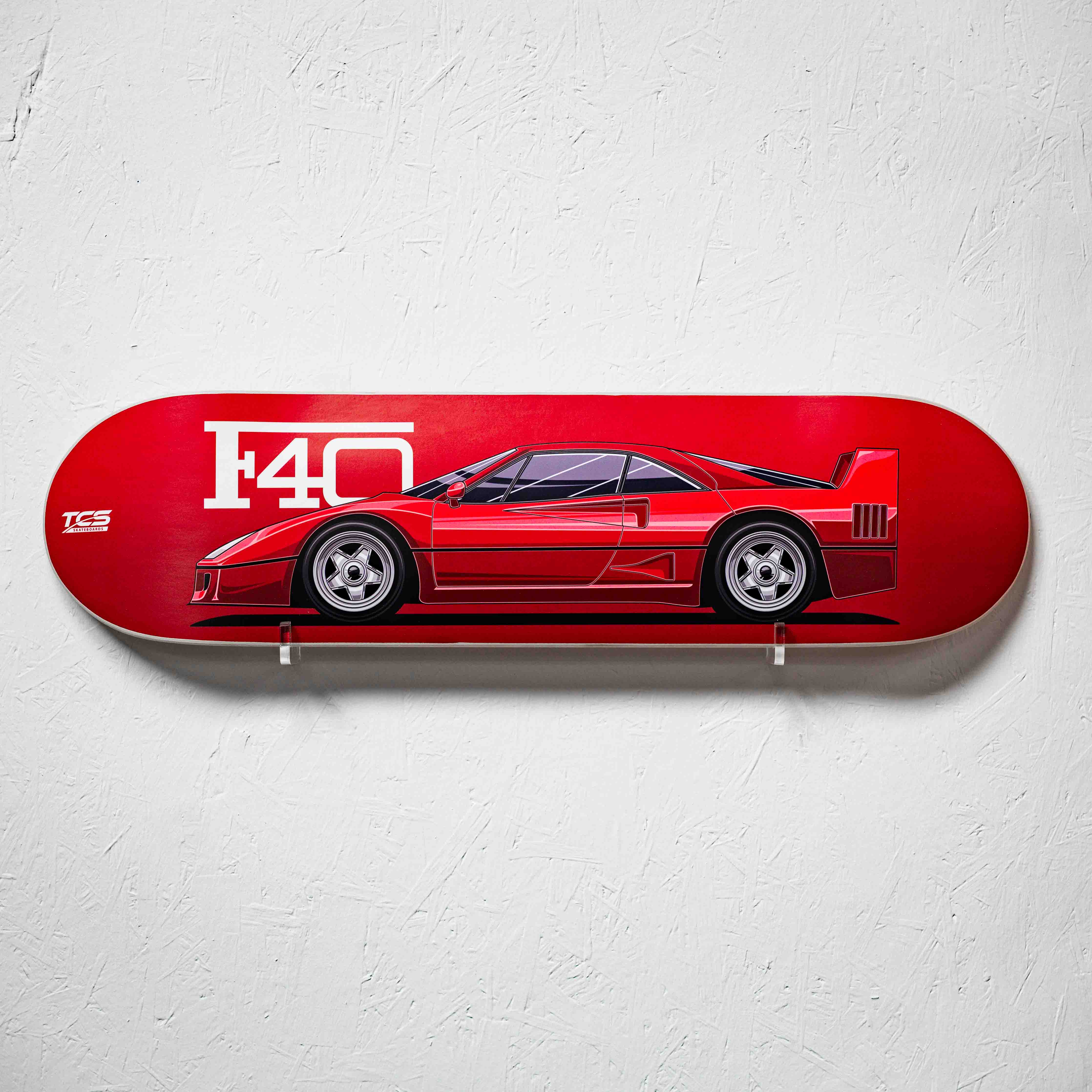 Ferrari F40 Skate Deck Wall Art