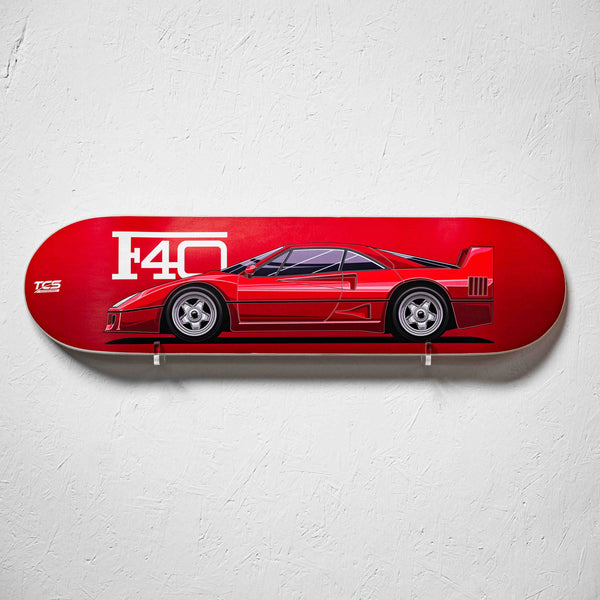 Ferrari F40 Skate Deck Wall Art