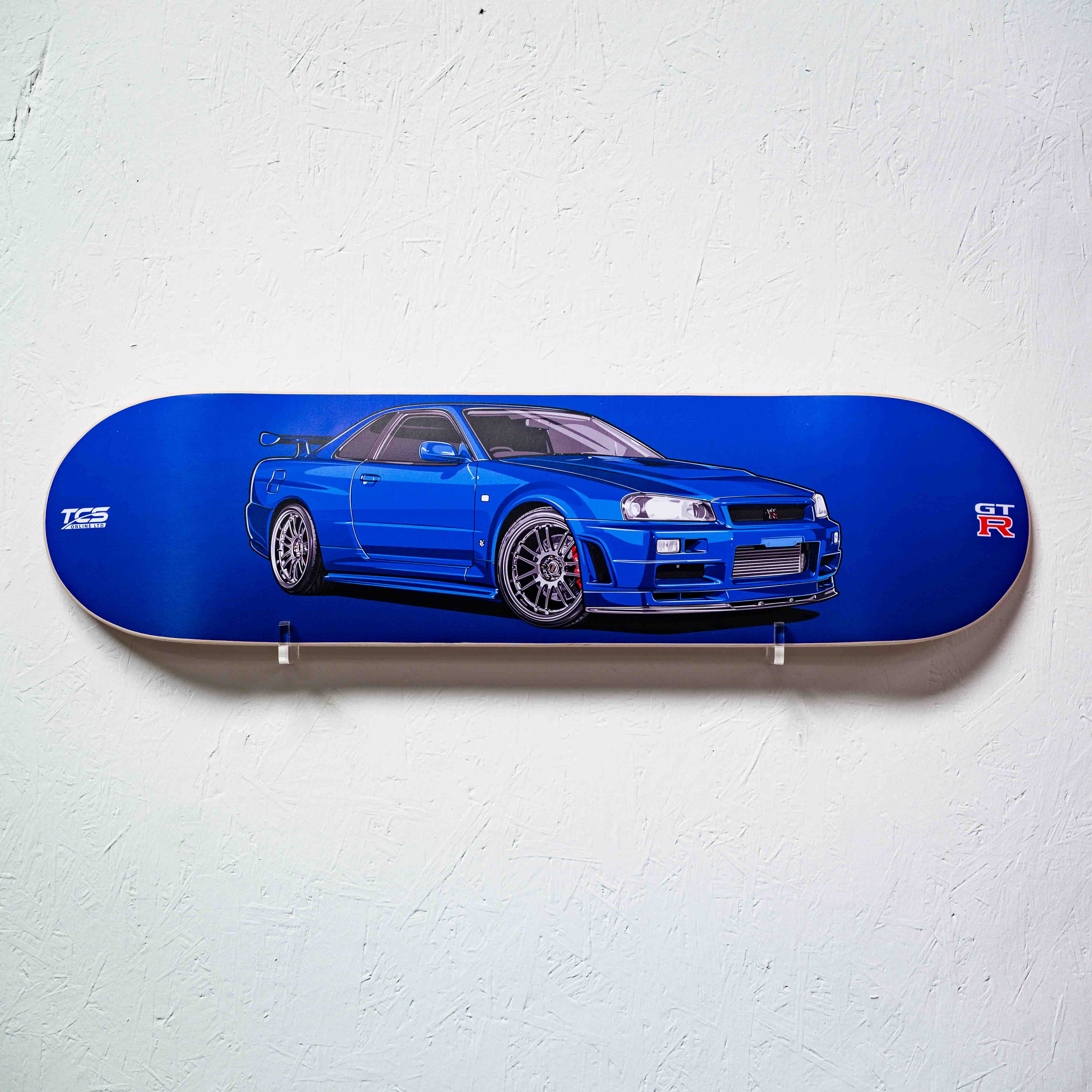 Paul Walker's R34 Skyline GT-R Skate Deck Wall Art