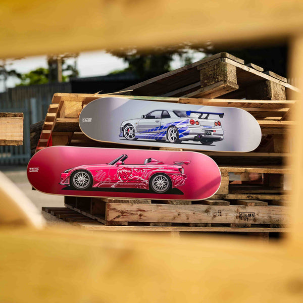 Suki's 2 Fast and 2 Furious inspired Skate Deck Wall Art