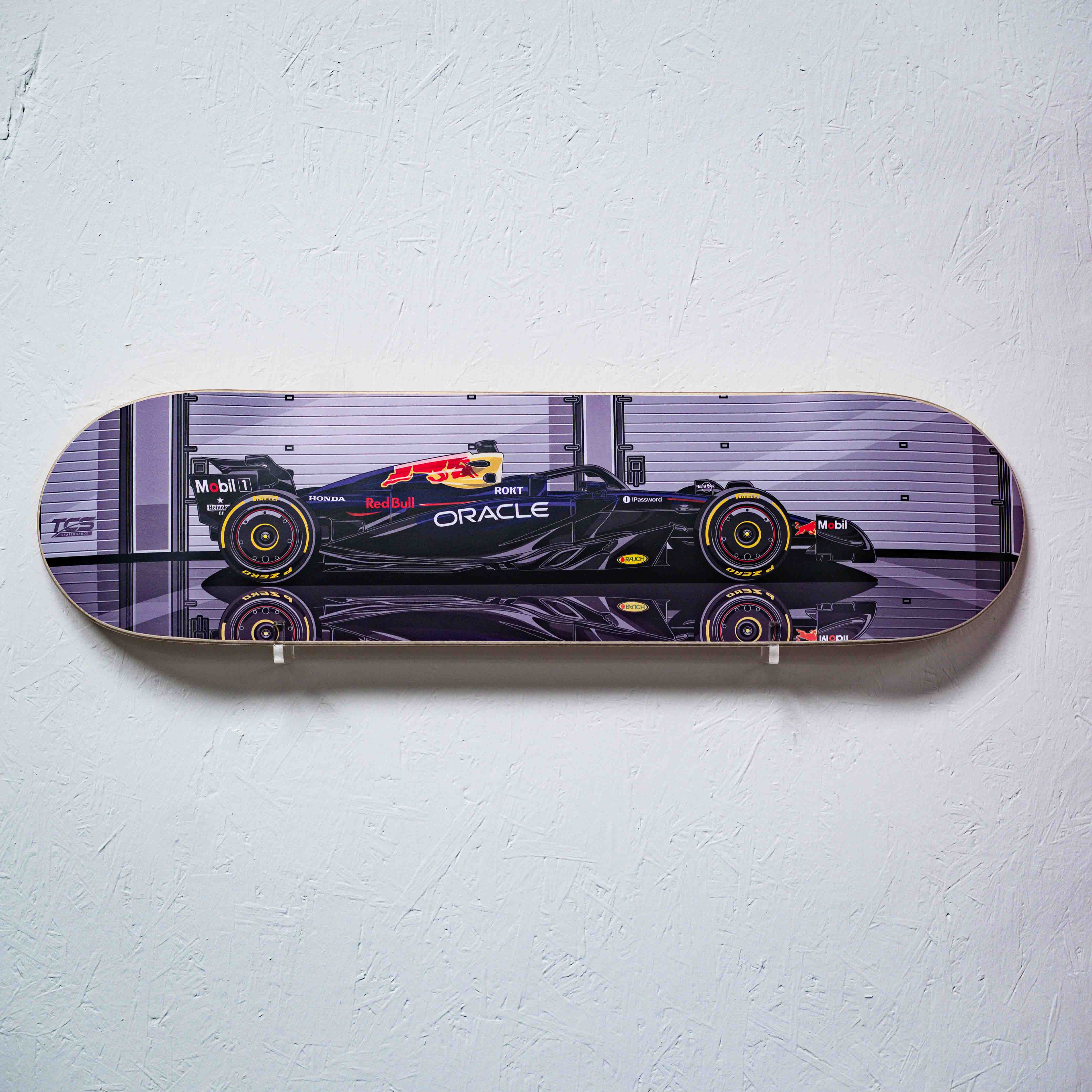 Formula 1 Red Bull RB21 Race Car Skate Deck Wall Art