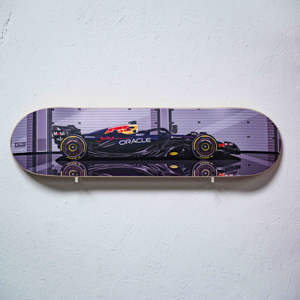 Formula 1 Red Bull RB21 Race Car Skate Deck Wall Art