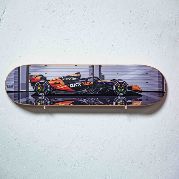 Formula 1 McLaren MCL39 Race Car Skate Deck Wall Art