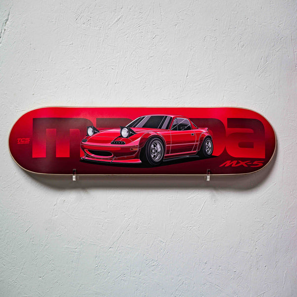 Mazda MX5 (MK1) Skate Deck Wall Art