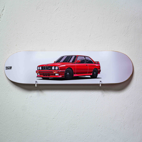 BMW E30 M3 Skate Deck Wall Art