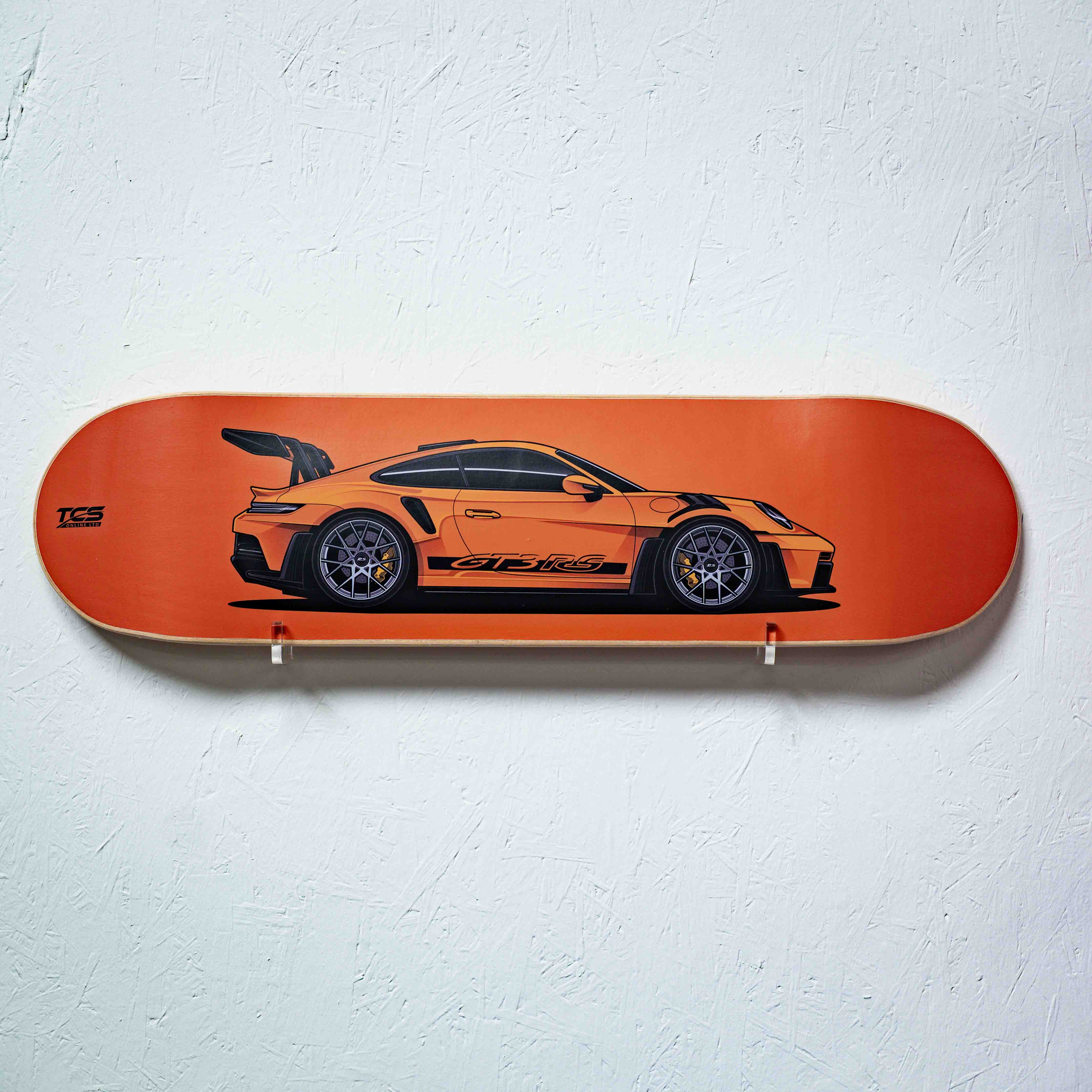 Porsche 911 GT3 RS Skate Deck Wall Art