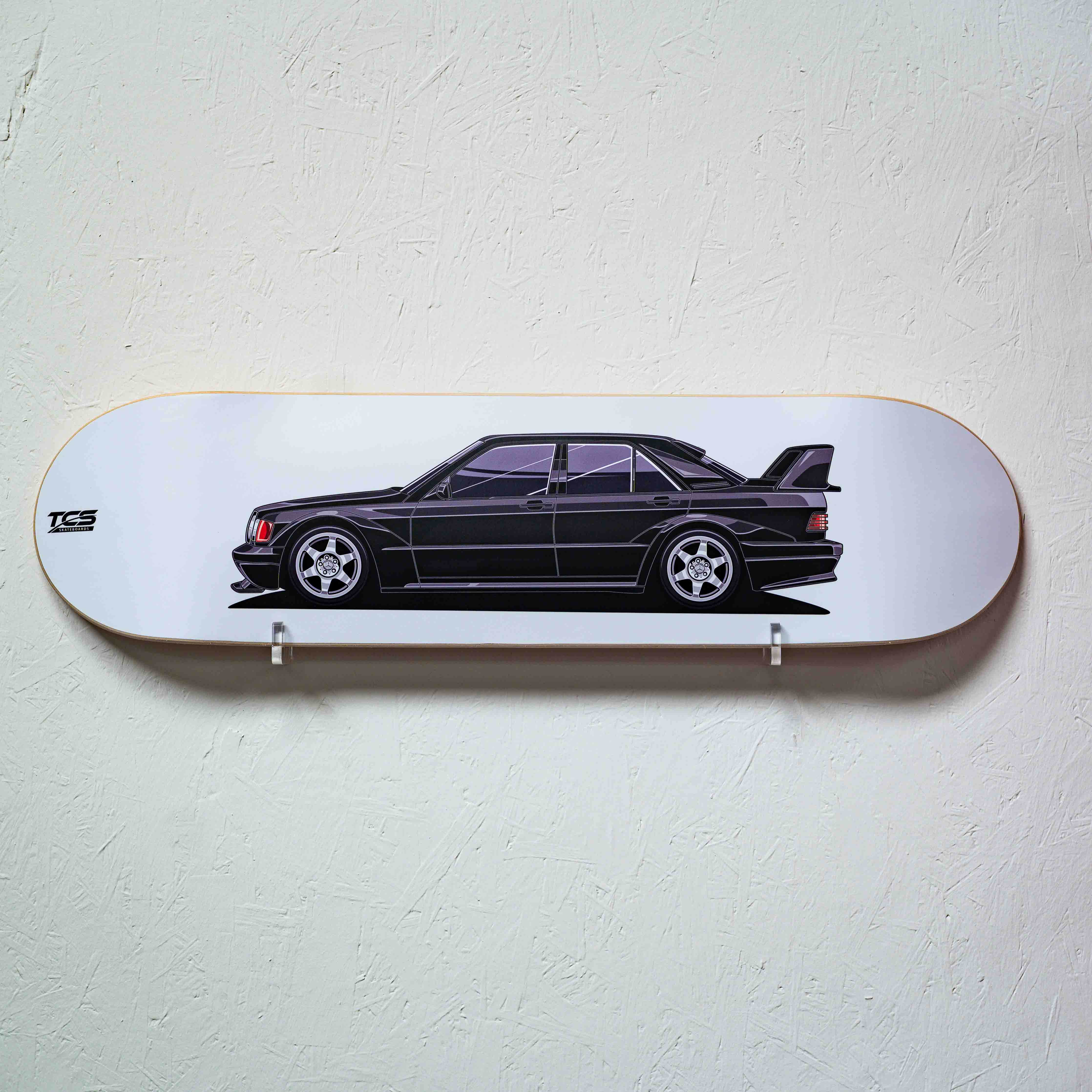 Mercedes-Benz 190E Skate Deck Wall Art