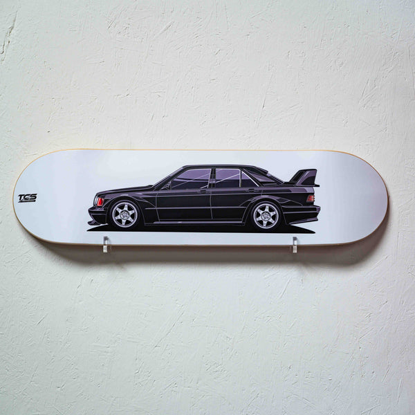Mercedes-Benz 190E Skate Deck Wall Art
