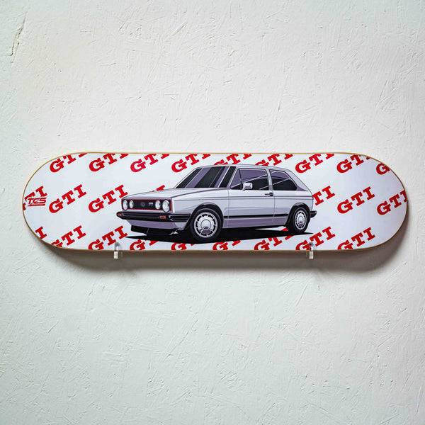 VW Golf (Mk1) GTI Skate Deck Wall Art