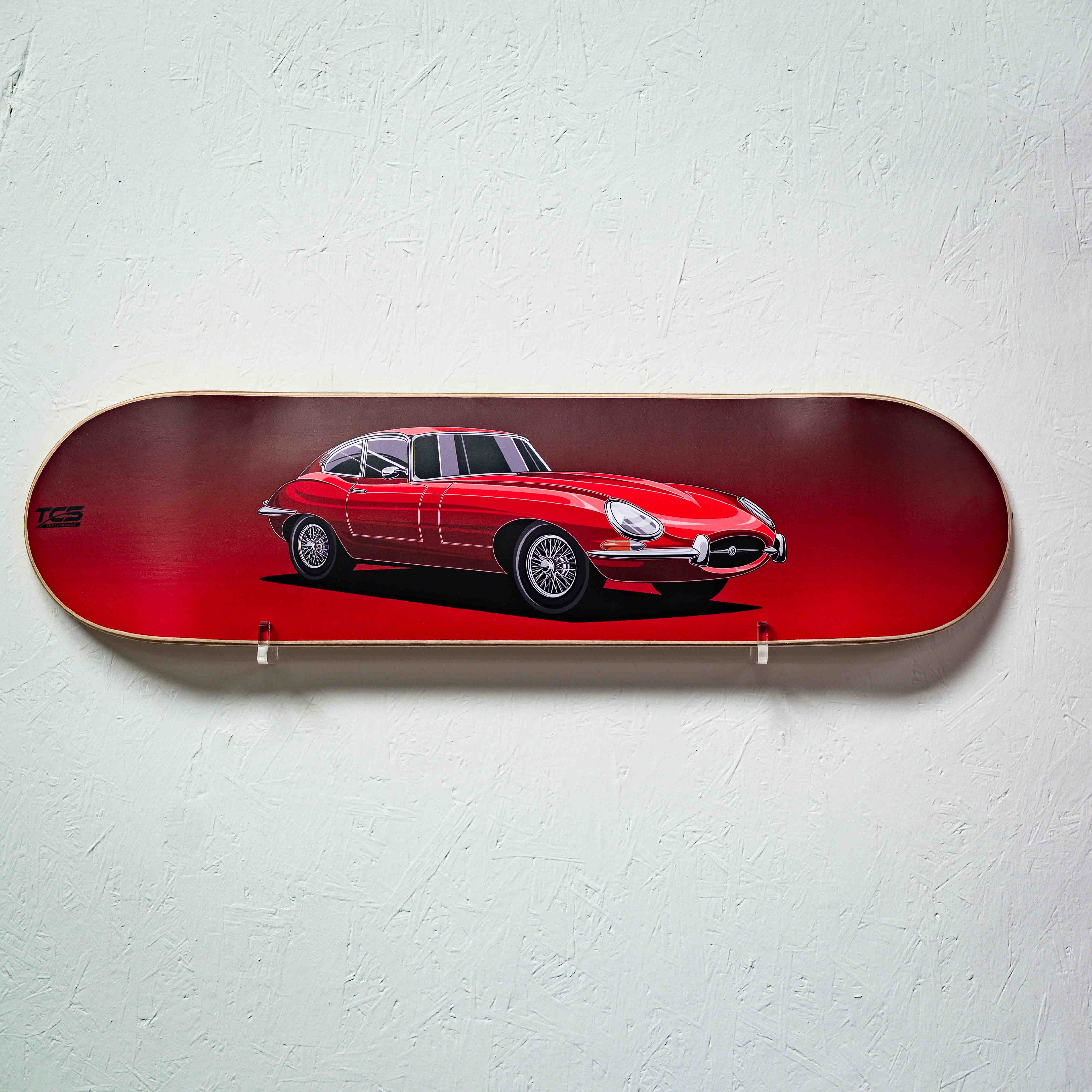 Jaguar E-Type Skate Deck Wall Art