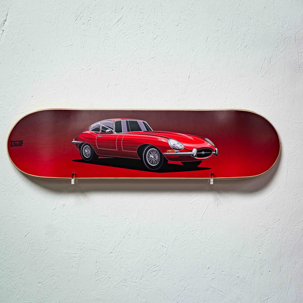 Jaguar E-Type Skate Deck Wall Art