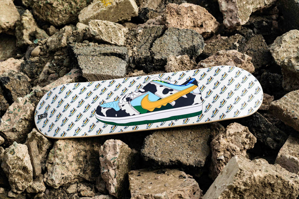 Nike SB Dunk Low Ben & Jerry's Chunky Dunky inspired Shoe Skateboard Wall Art