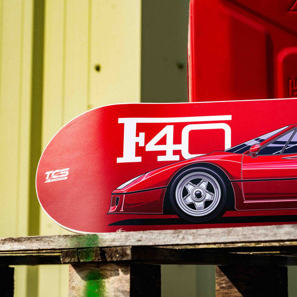 Ferrari F40 Skate Deck Wall Art
