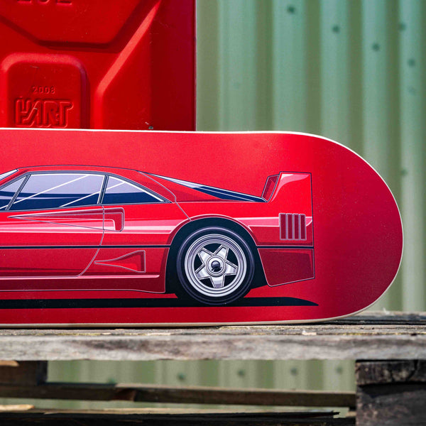 Ferrari F40 Skate Deck Wall Art