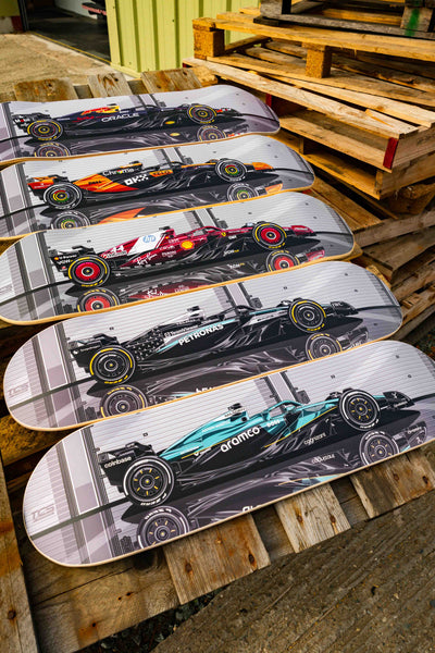 Formula 1 McLaren MCL39 Race Car Skate Deck Wall Art