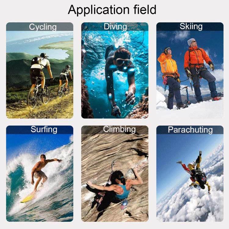 C1 Dual-Screen 2.0 inch + 1.3 inch Screen Anti-shake 4K WiFi Sport Action Camera Camcorder with Waterproof Housing Case,  Allwinner V316, 170 Degrees Wide Angle