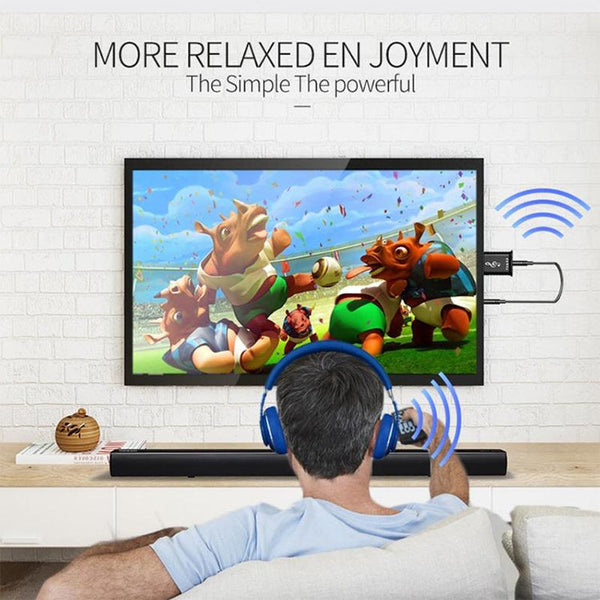 MSD168 2 in 1 Bluetooth Transmitter Receiver Mini 3.5mm AUX Stereo Wireless Bluetooth 5.0 Adapter For Car TV PC MP3