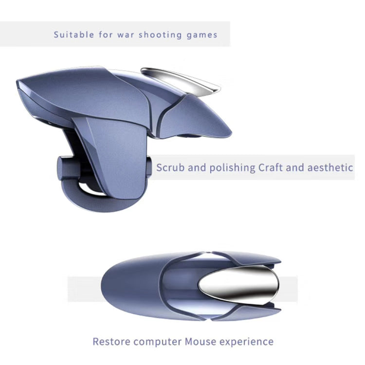 Blue Shark Shark Eat Chicken Game Auxiliary Handle, Blue