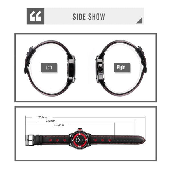 SKMEI 9211 Fashion Sports Stereo Dial Luminous Pointer Creative Watch Business Trend Men Quartz Watch