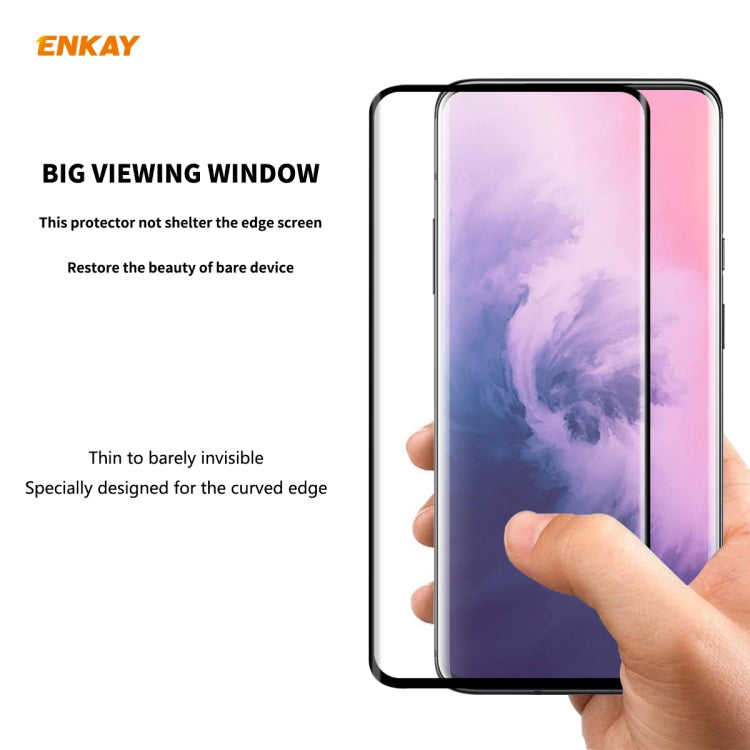 ENKAY Hat-Prince 0.26mm 9H 3D Full Glue Explosion-proof Full Screen Curved Heat Bending Tempered Glass Film