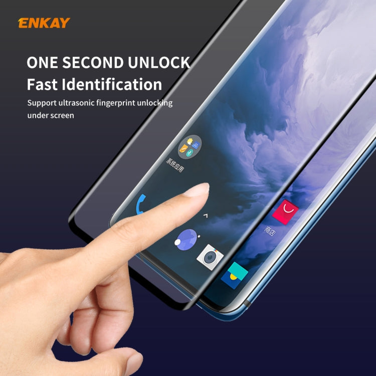 ENKAY Hat-Prince 0.26mm 9H 3D Full Glue Explosion-proof Full Screen Curved Heat Bending Tempered Glass Film