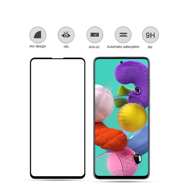 2 PCS mocolo 0.33mm 9H 2.5D Full Glue Tempered Glass Film, For Galaxy A51 5G, For  Galaxy A71 5G