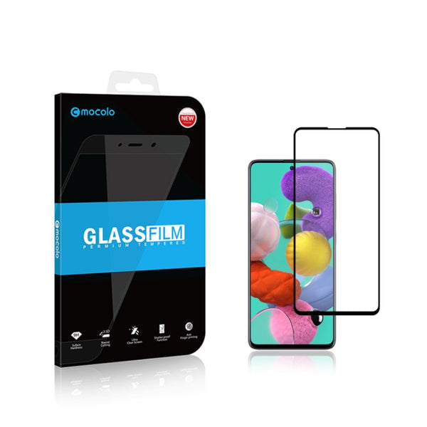 2 PCS mocolo 0.33mm 9H 2.5D Full Glue Tempered Glass Film, For Galaxy A51 5G, For  Galaxy A71 5G