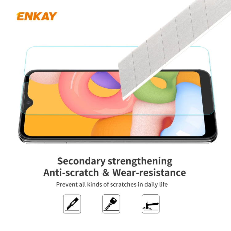 10 PCS ENKAY Hat-Prince 0.26mm 9H 2.5D Curved Edge Tempered Glass Film, For Samsung Galaxy A01, For Samsung Galaxy A10s, For Samsung Galaxy A11 / Galaxy M11, For Samsung Galaxy A21, For Samsung Galaxy A21s, For Samsung Galaxy A31                       ...