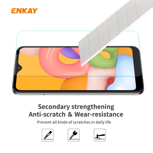 10 PCS ENKAY Hat-Prince 0.26mm 9H 2.5D Curved Edge Tempered Glass Film, For Samsung Galaxy A01, For Samsung Galaxy A10s, For Samsung Galaxy A11 / Galaxy M11, For Samsung Galaxy A21, For Samsung Galaxy A21s, For Samsung Galaxy A31                       ...