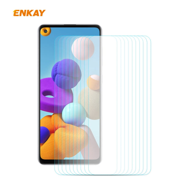 10 PCS ENKAY Hat-Prince 0.26mm 9H 2.5D Curved Edge Tempered Glass Film, For Samsung Galaxy A01, For Samsung Galaxy A10s, For Samsung Galaxy A11 / Galaxy M11, For Samsung Galaxy A21, For Samsung Galaxy A21s, For Samsung Galaxy A31                       ...