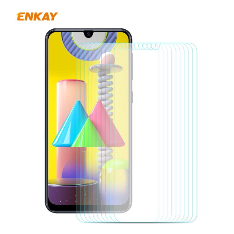 10 PCS ENKAY Hat-Prince 0.26mm 9H 2.5D Curved Edge Tempered Glass Film, For Samsung Galaxy A01, For Samsung Galaxy A10s, For Samsung Galaxy A11 / Galaxy M11, For Samsung Galaxy A21, For Samsung Galaxy A21s, For Samsung Galaxy A31                       ...
