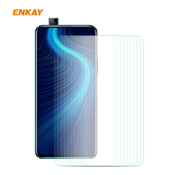 10 PCS ENKAY Hat-Prince 0.26mm 9H 2.5D Curved Edge Tempered Glass Film