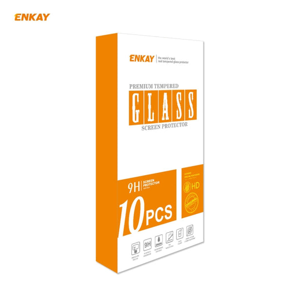 10 PCS ENKAY Hat-Prince Full Glue 0.26mm 9H 2.5D Tempered Glass Full Coverage Film, For Galaxy A01 10 PCS, For Galaxy A11 / M11 10 PCS, For Galaxy A21s 10pcs, For Galaxy A31 10 PCS, For Galaxy A41 10 PCS