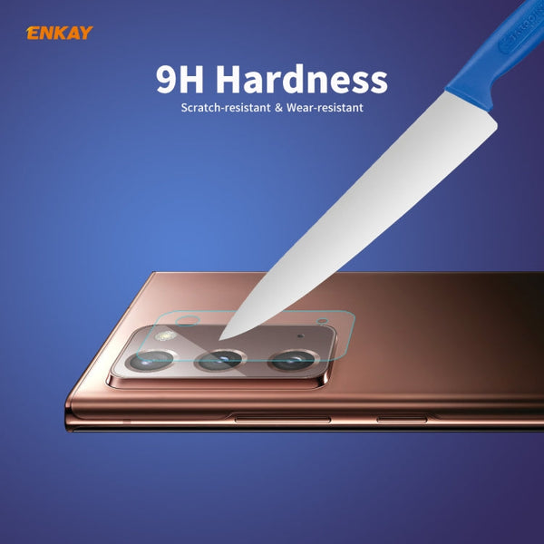 2 PCS Hat-Prince ENKAY 0.2mm 9H 2.15D Round Edge Rear Camera Lens Tempered Glass Film Protector, For Samsung Galaxy Note20, For Samsung Galaxy Note20 Ultra, For OnePlus Nord