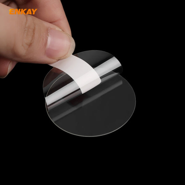 2 PCS ENKAY Hat-Prince 0.2mm 9H 2.15D Curved Edge Tempered Glass Screen Protector Watch Film, For Samsung Galaxy Watch 3 45mm, For Samsung Galaxy Watch 3 41mm