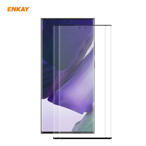 For Samsung Galaxy Note 20 Ultra ENKAY Hat-Prince 0.26mm 9H 3D Explosion-proof Full Screen Curved Heat Bending Tempered Glass Film
