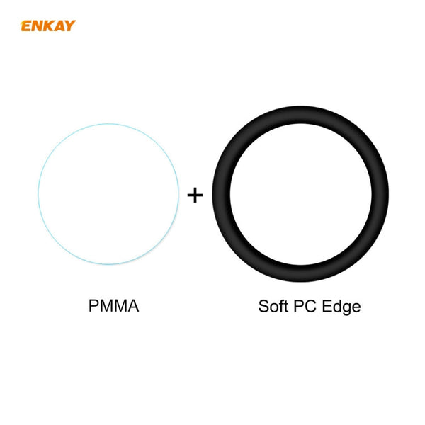 2 PCS ENKAY Hat-Prince 3D Full Screen Soft PC Edge + PMMA HD Screen Protector Film, For Huawei Watch GT 2 42mm, For Samsung Galaxy Active 2 40mm, For Samsung Galaxy Active 2 44mm, For Xiaomi Mi Band 4, For Fitbit Versa 2