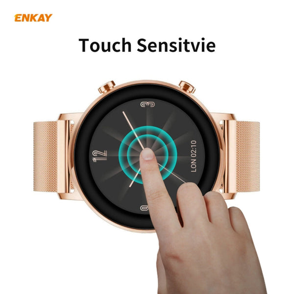 2 PCS ENKAY Hat-Prince 3D Full Screen Soft PC Edge + PMMA HD Screen Protector Film, For Huawei Watch GT 2 42mm, For Samsung Galaxy Active 2 40mm, For Samsung Galaxy Active 2 44mm, For Xiaomi Mi Band 4, For Fitbit Versa 2