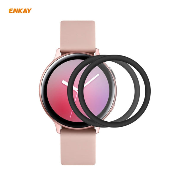 2 PCS ENKAY Hat-Prince 3D Full Screen Soft PC Edge + PMMA HD Screen Protector Film, For Huawei Watch GT 2 42mm, For Samsung Galaxy Active 2 40mm, For Samsung Galaxy Active 2 44mm, For Xiaomi Mi Band 4, For Fitbit Versa 2